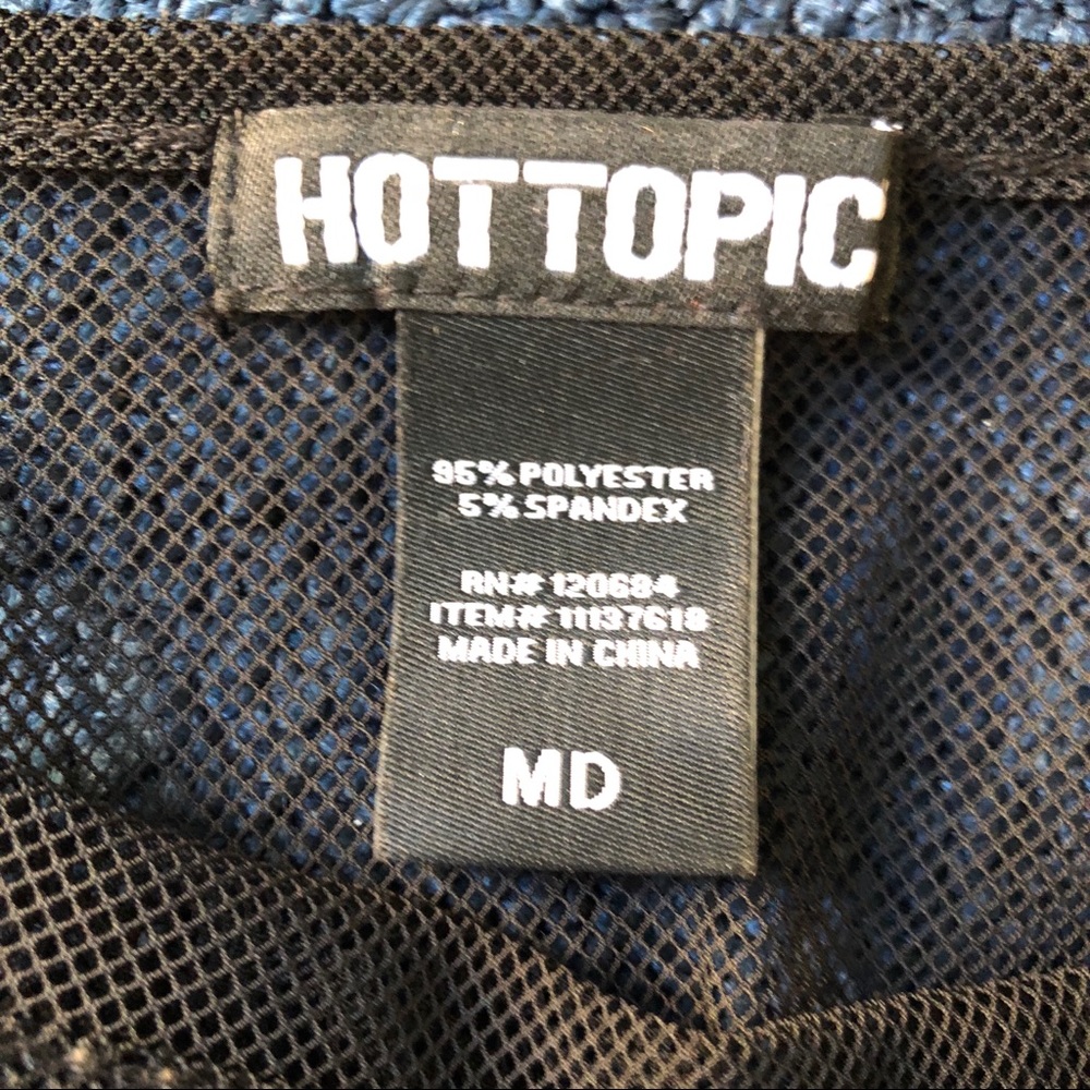 Hot Topic Sheer Black Ruffle Mesh Top - Picture 4 of 5